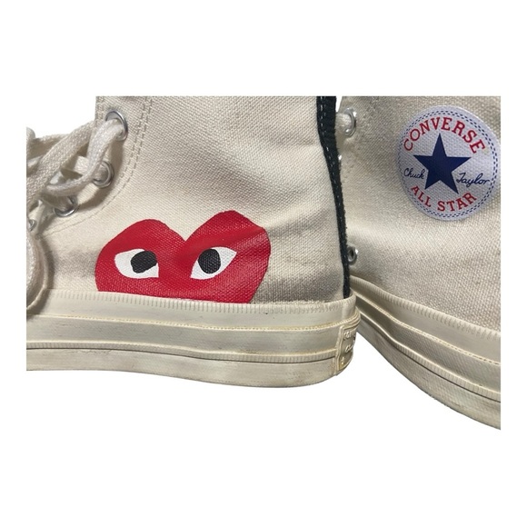 Converse x Comme des Garçons PLAY Chuck Taylor All Star High Top - Picture 3 of 7
